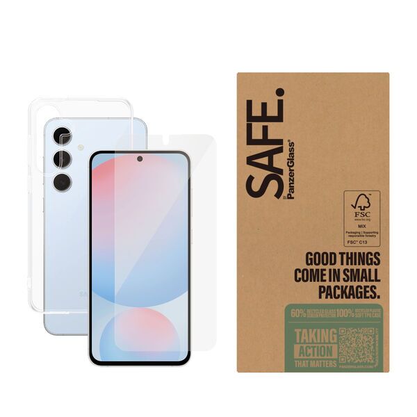 Hülle transparent & Displayschutz | PanzerGlass™ | Samsung Galaxy S24 FE 2