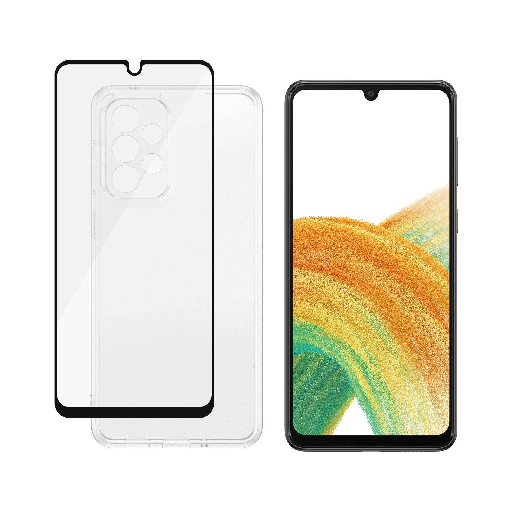 Hülle transparent & Displayschutz PanzerGlass Samsung Galaxy A33 5G