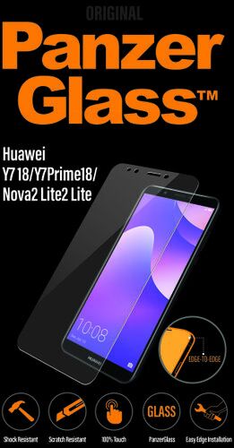 Screen Protector Huawei | PanzerGlass | Huawei Y7 18/Y7Prime18/Nova 2 Lite/Honor 7C | Clear Glass
