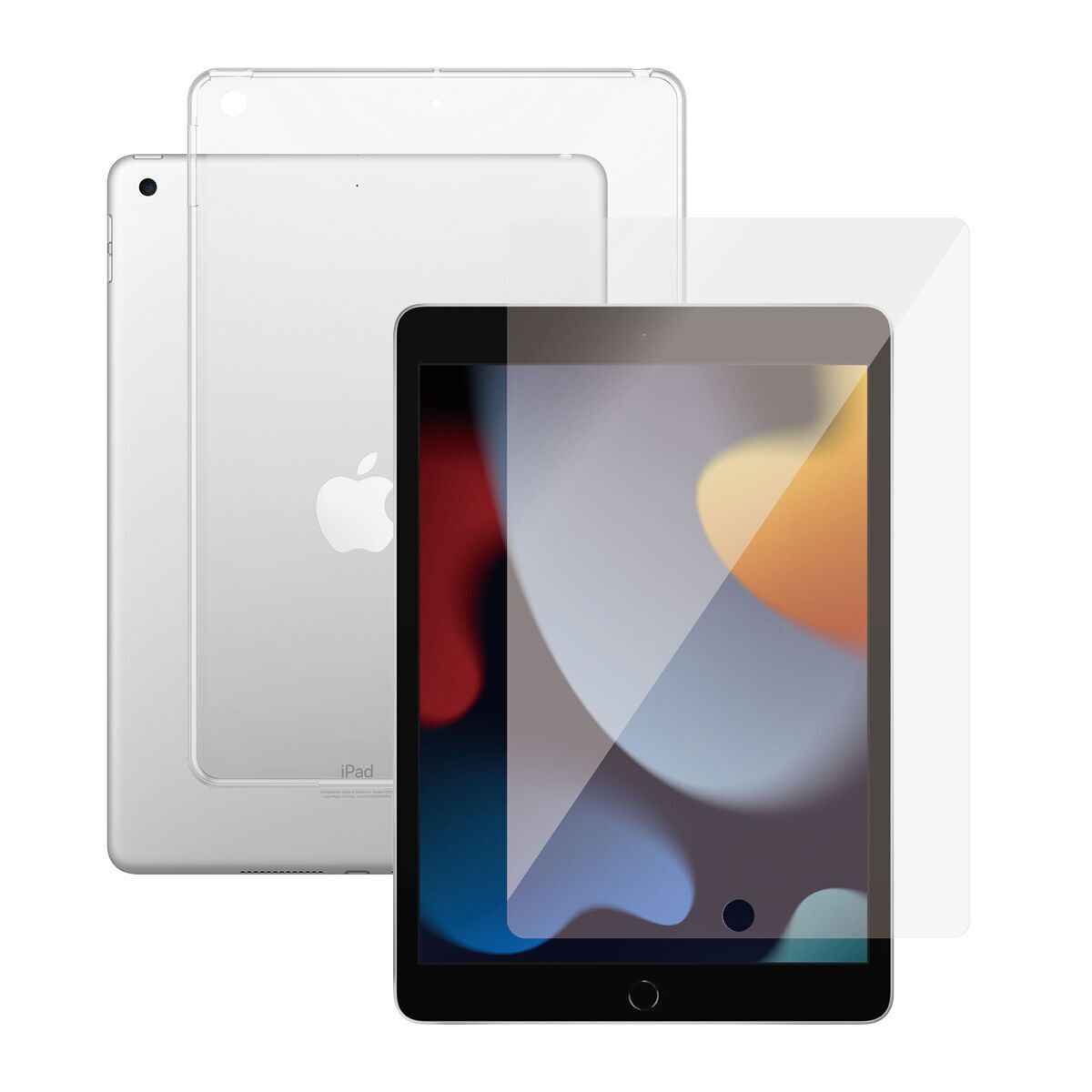 Transparante iPad-hoes en schermbeschermer | PanzerGlass™ | iPad (2019-2020-2021) | 10.2"