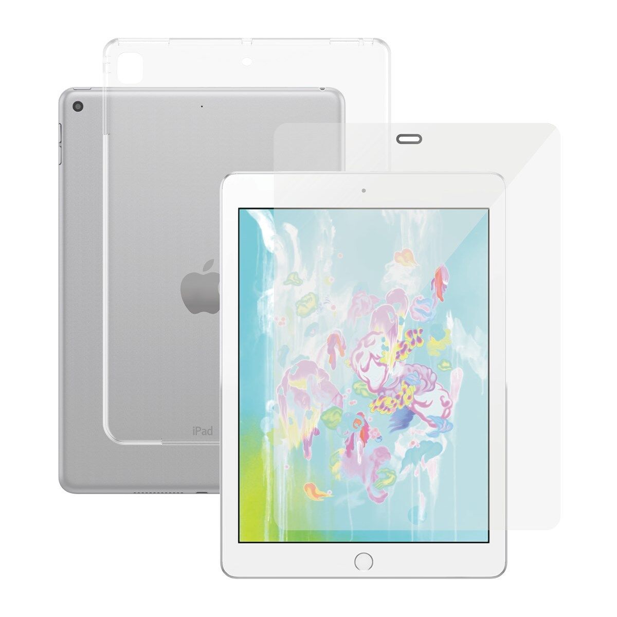 Transparante iPad-hoes en schermbeschermer | PanzerGlass™ | iPad Air / iPad Pro | 9.7"
