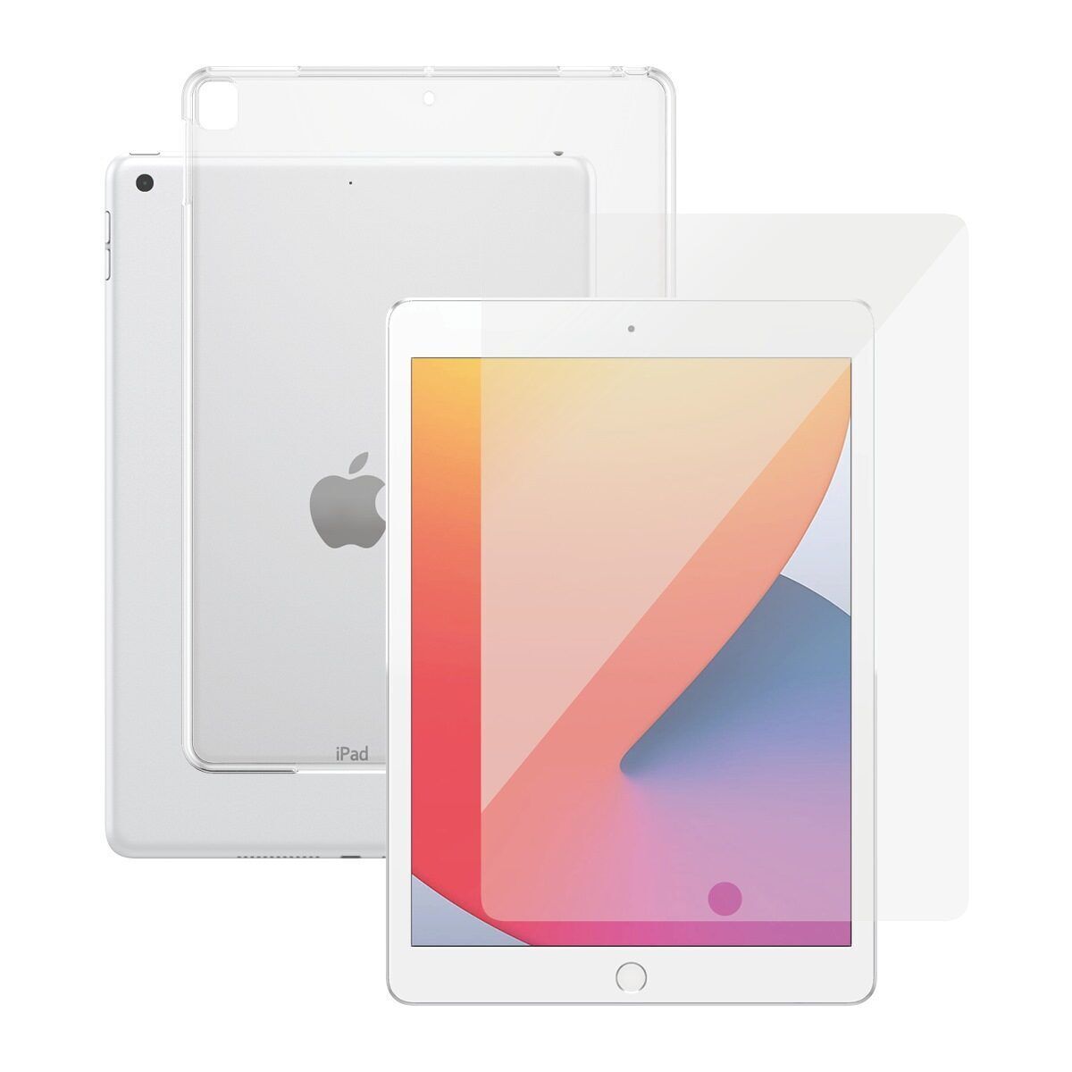 Transparante iPad-hoes en schermbeschermer | PanzerGlass™ | iPad 7/8 (2019-2020) | 10.2"