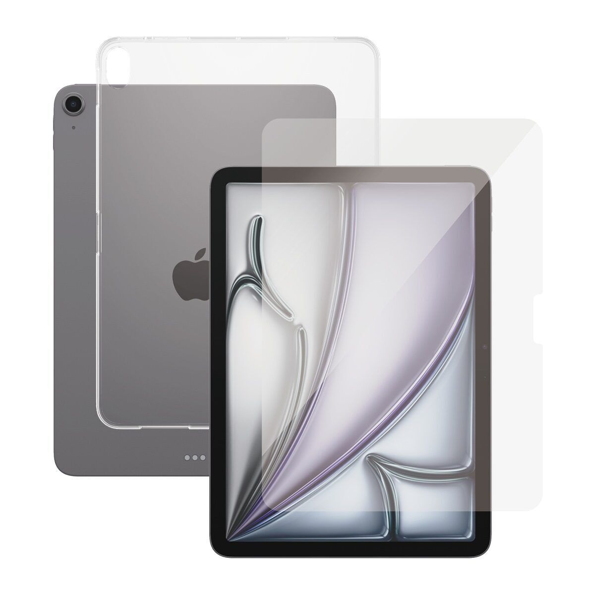 Transparante iPad-hoes en schermbeschermer | PanzerGlass™ | iPad Air (2024-2025) | 11"
