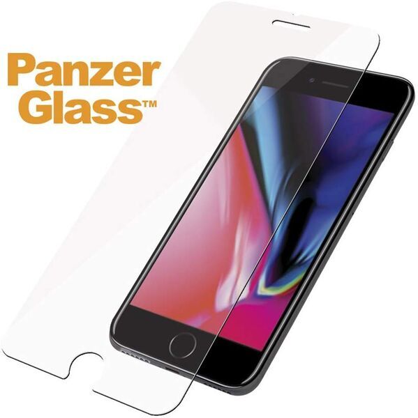 Protection d'écran iPhone | PanzerGlass™ | iPhone 6/6s/7/8/SE (2020)/SE (2022) | Clear Glass