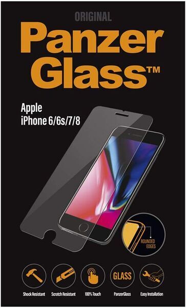 Displayschutz iPhone | PanzerGlass™ | iPhone 6/6s/7/8/SE (2020)/SE (2022) | Clear Glass 2