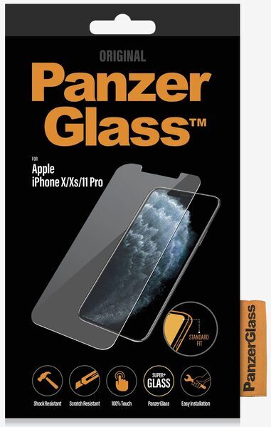Screen Protector iPhone | PanzerGlass™ | iPhone X/XS/11 Pro | Clear Glass 2