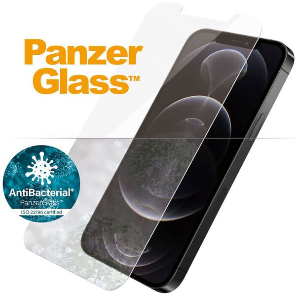 Proteção de ecrã iPhone | PanzerGlass™ | iPhone 12/12 Pro | Clear Glass