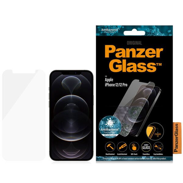 Screen Protector iPhone | PanzerGlass™ | iPhone 12/12 Pro | Clear Glass 2