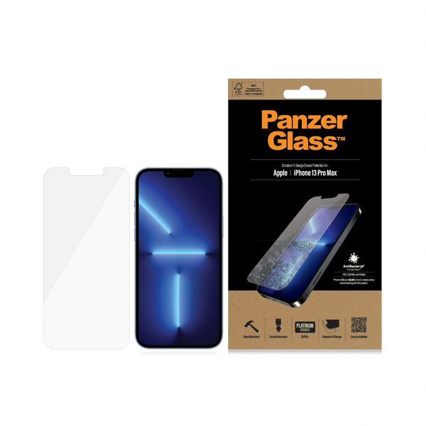 Ochraniacz ekranu iPhone | PanzerGlass™ | iPhone 13 Pro Max/14 Plus | Clear Glass 2