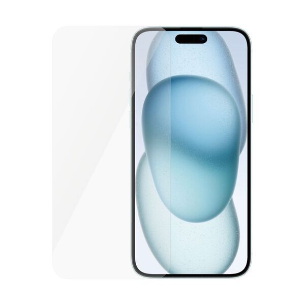 Proteção de ecrã iPhone | PanzerGlass™ | iPhone 15 Plus | Clear Glass