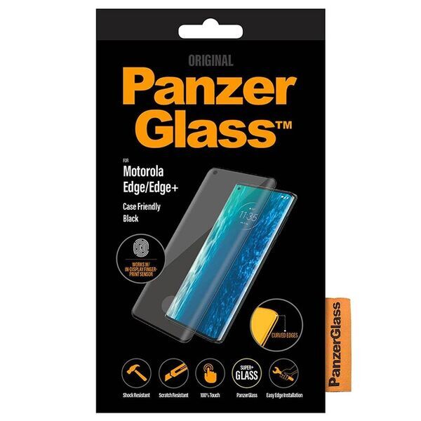 Proteção de ecrã Motorola | PanzerGlass™ | Motorola Edge/Edge+ | Clear Glass