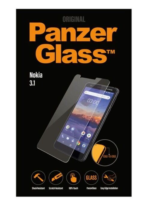Displayschutz Nokia PanzerGlass Nokia 3.1 Clear Glass