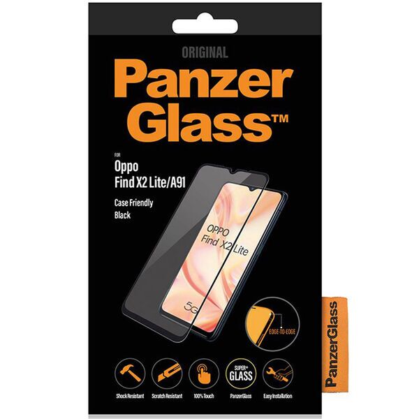 Oppo | Tempered Glass Screen Protector| PanzerGlass™ | Oppo Find X2 Lite/A91 | Clear Glass