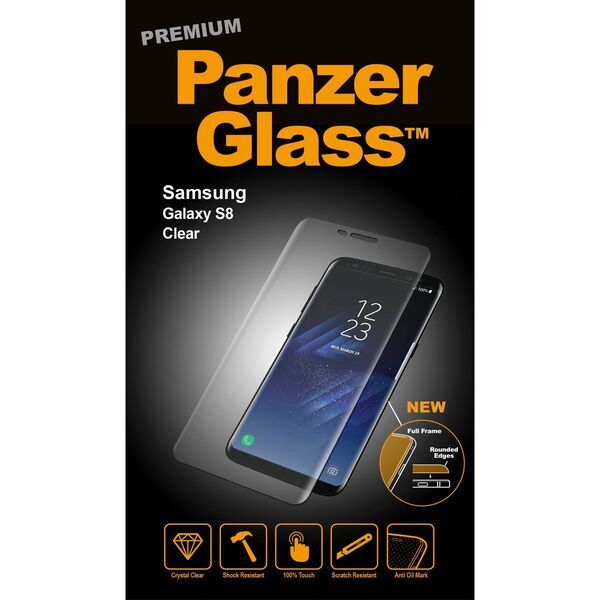 Screenprotector Samsung | PanzerGlass™ | Samsung Galaxy S8 | Clear Glass