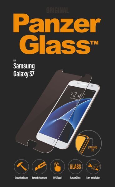 Samsung | Tempered Glass Screen Protector| PanzerGlass™ | Samsung Galaxy S7 | Clear Glass