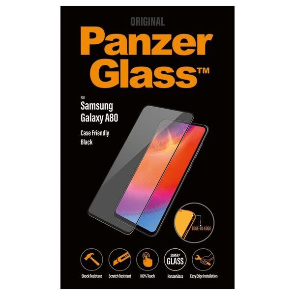 Screen Protector Samsung | PanzerGlass™ | Samsung Galaxy A80 | Clear Glass, image 1 of 1