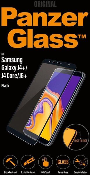 Samsung | Tempered Glass Screen Protector| PanzerGlass™ | Samsung Galaxy J4+/J4 Core/J6+ | Clear Glass