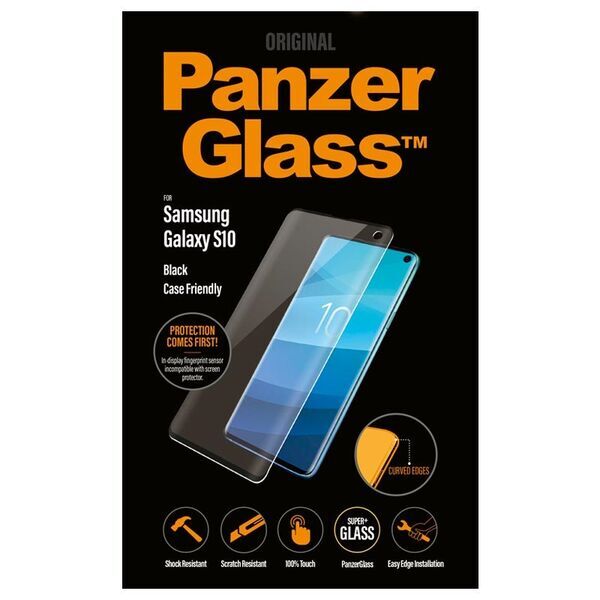 Screenprotector Samsung | PanzerGlass™ | Samsung Galaxy S10 | Clear Glass