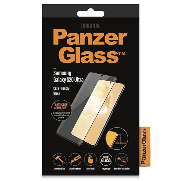 Samsung | Tempered Glass Screen Protector| PanzerGlass™ | Samsung Galaxy S20 Ultra | Clear Glass