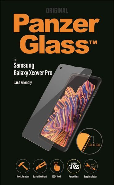 Screen Protector Samsung | PanzerGlass™ | Samsung Galaxy Xcover Pro | Clear Glass, image 2 of 2
