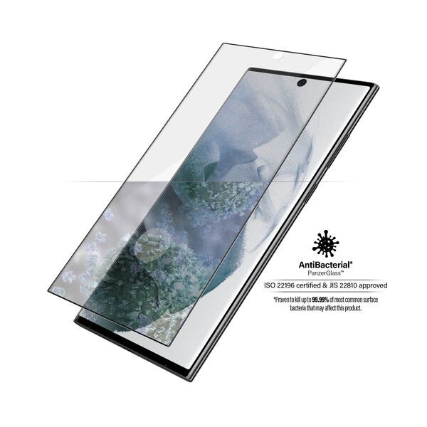 Samsung | Tempered Glass Screen Protector| PanzerGlass™ | Samsung Galaxy S22 Ultra 5G | Clear Glass