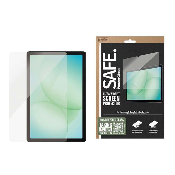 Ochranná fólie na displej tabletu Samsung | PanzerGlass™ | Samsung Galaxy Tab A9+ X216 | 11" | Čiré sklo, image 2 of 3