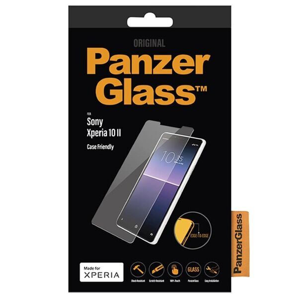 Sony | Tempered Glass Screen Protector| PanzerGlass™ | Sony Xperia 10 II | Clear Glass