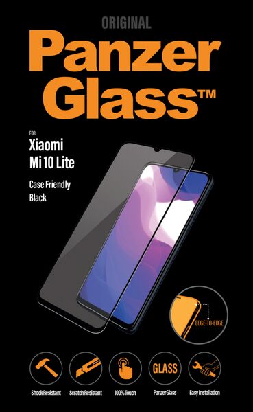 Xiaomi | Tempered Glass Screen Protector| PanzerGlass™ | Xiaomi Mi 10 Lite | Clear Glass