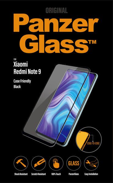 Xiaomi skärmskydd | PanzerGlass™ | Xiaomi Redmi Note 9 | Clear Glass, image 1 of 1