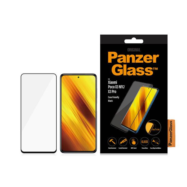 Screen Protector Xiaomi | PanzerGlass™ | Xiaomi Poco X3 NFC/X3 Pro | Clear Glass 2