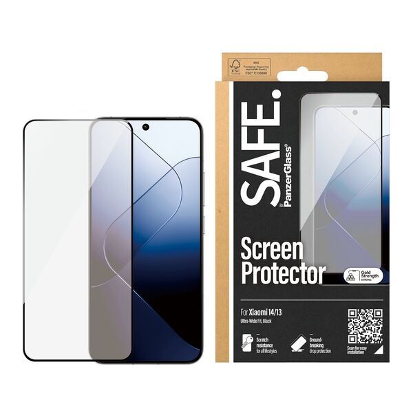 Screen Protector Xiaomi | PanzerGlass™ | Xiaomi 14/13 | Clear Glass, image 2 of 3
