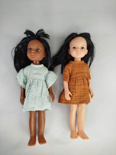 Paola Reina Spielpuppen-Set mit Stoffkleidern | multicolored 1