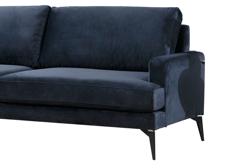 Papira corner sofa left navy blue | dark blue, image 4 of 4