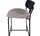 Pavilion AV1 bar stool textile steel black | black, thumbnail 1 of 4