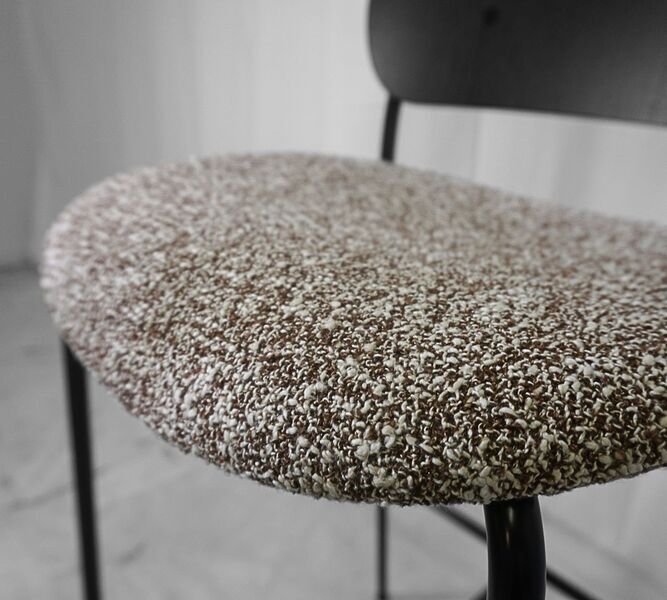 Pavilion AV1 bar stool textile steel black | black, image 3 of 4