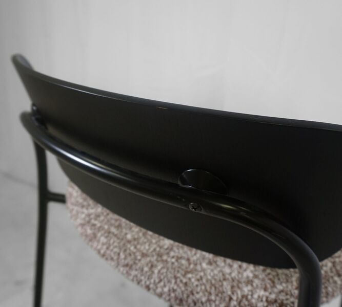 Pavilion AV1 bar stool textile steel black | black, image 4 of 4