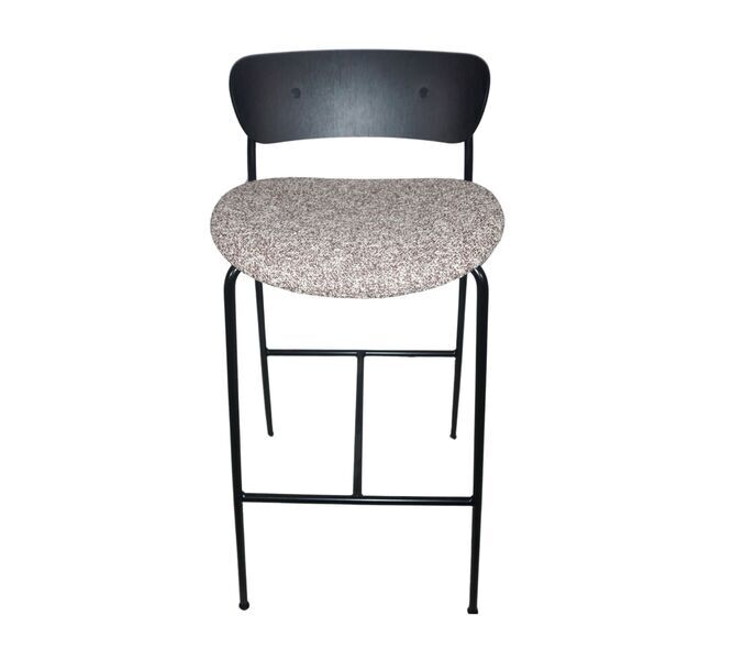 Pavilion AV1 barstol tekstil stål sort | sort, image 1 of 5