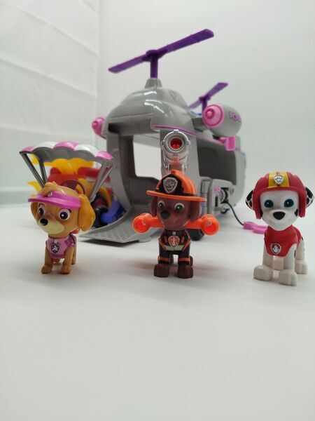 Paw Patrol Bundle - Hubschrauber and 3 Figuren | multicolored 4