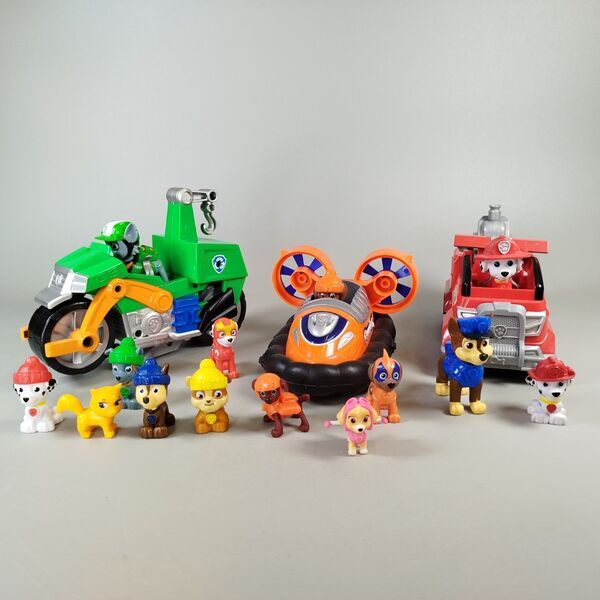 Paw Patrol Figuren & Fahrzeuge Set von 14 | mehrfarbig 1