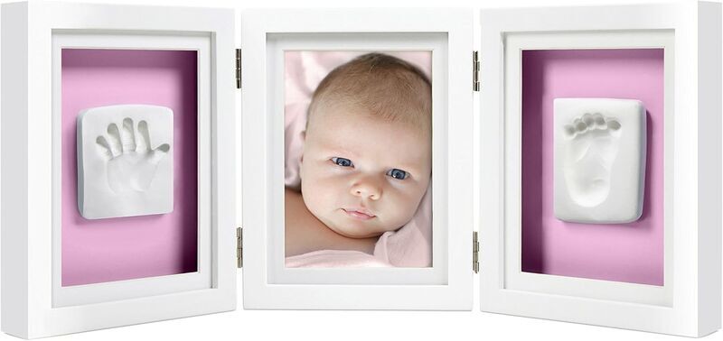 Pearhead Baby Hand- & Fußabdruck Rahmen | white 3