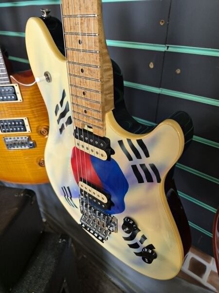 Peavey Custom Shop EVH Wolfgang Custom South Korea Flag 2003 Electric Guitar | Original, image 5 of 5