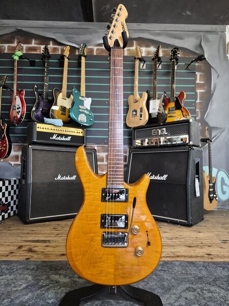 Peavey Impact Milano Transparent Amber 1994 Electric Guitar | Amber, image 1 of 5