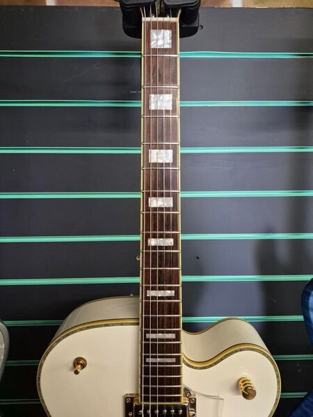 Peerless Gigmaster Custom Gloss White 2008 Hollow-Body Electric Guitar | Gloss White, image 5 of 5