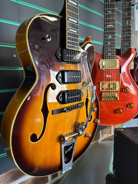Peerless Tonemaster JH Special Sunburst Hollow Body Electric Guitar | sunburst, image 2 of 5