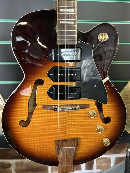 Peerless Wizard Standard Sunburst 2009 Hollow-Body Electric Guitar | sunburst, image 4 of 5