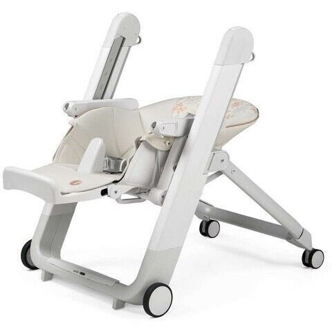 Peg Perego Siesta Follow Me Hochstuhl | weiß/rosa 4