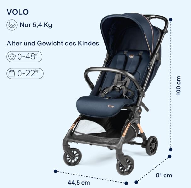 Peg Perego Volo Buggy | blue, image 2 of 3