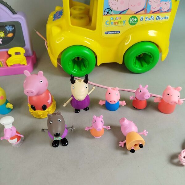 Peppa Pig Bundle Clemmy Bus Schule & Figurene | multicolored, image 2 of 3
