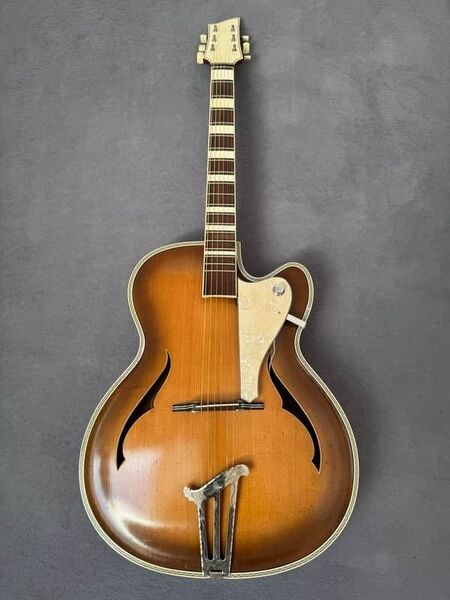Perfectus Erich Wander 1950s Archtop Guitar | sunburst, image 2 of 5