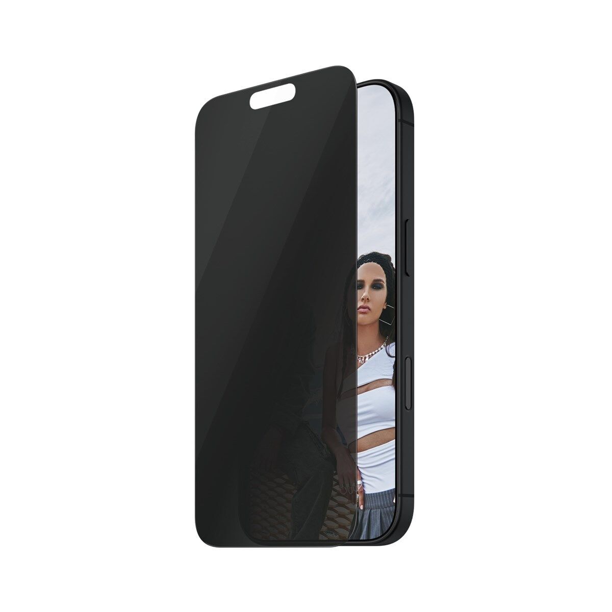 Privacy Displayschutz iPhone PanzerGlass iPhone 15 Plus/iPhone 16 Plus